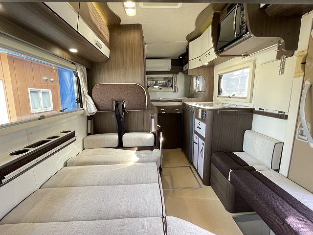 キャンピングカー キャブコン ｶﾑﾛｰﾄﾞﾅｯﾂRVｸﾚｱ5.3Xｴﾎﾞﾘｭｰｼｮﾝ4WD