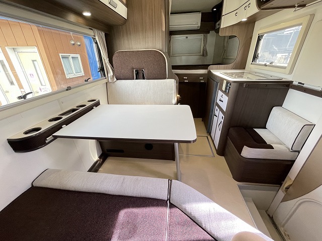 キャンピングカー キャブコン ｶﾑﾛｰﾄﾞﾅｯﾂRVｸﾚｱ5.3Xｴﾎﾞﾘｭｰｼｮﾝ4WD