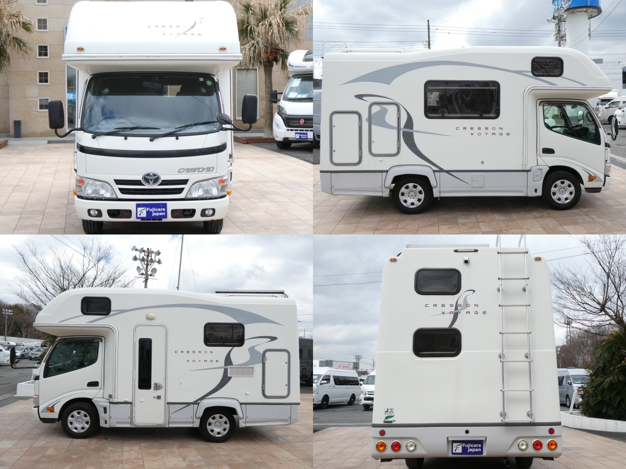 キャンピングカー キャブコン ﾅｯﾂRV　ｸﾚｿﾝﾎﾞﾔｰｼﾞｭ　家ｴｱｺﾝ　FF　ｿｰﾗｰ
