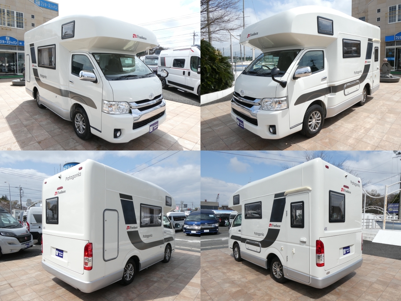 キャンピングカー キャブコン ﾌｧﾝﾙｰﾁｪ　ﾊﾟﾀｺﾞﾆｱ　家AC　ｿｰﾗｰ　FF