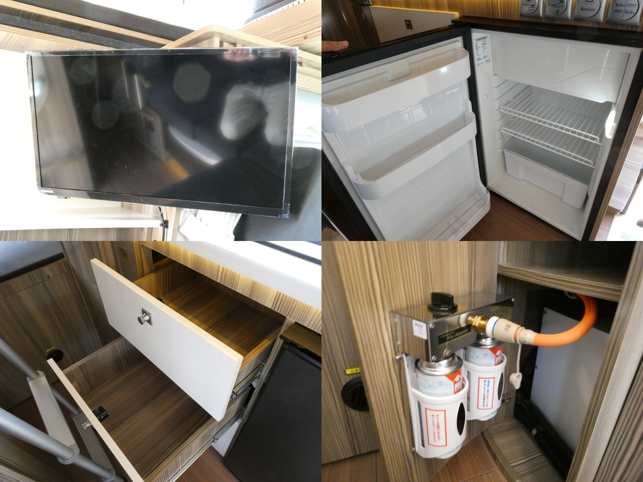 キャンピングカー キャブコン ﾊﾞﾝﾃｯｸ　ｼﾞﾙ520　KDY系　家AC　ｿｰﾗｰ