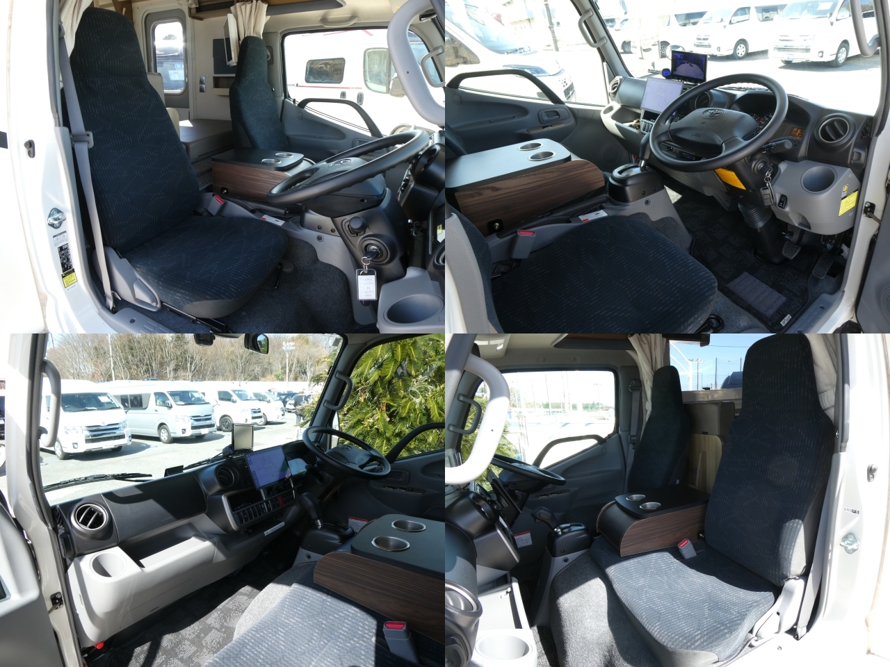 キャンピングカー キャブコン ﾊﾞﾝﾃｯｸ　ｼﾞﾙ520　GDY系ﾘｱﾀﾞﾌﾞﾙﾀｲﾔ　家AC