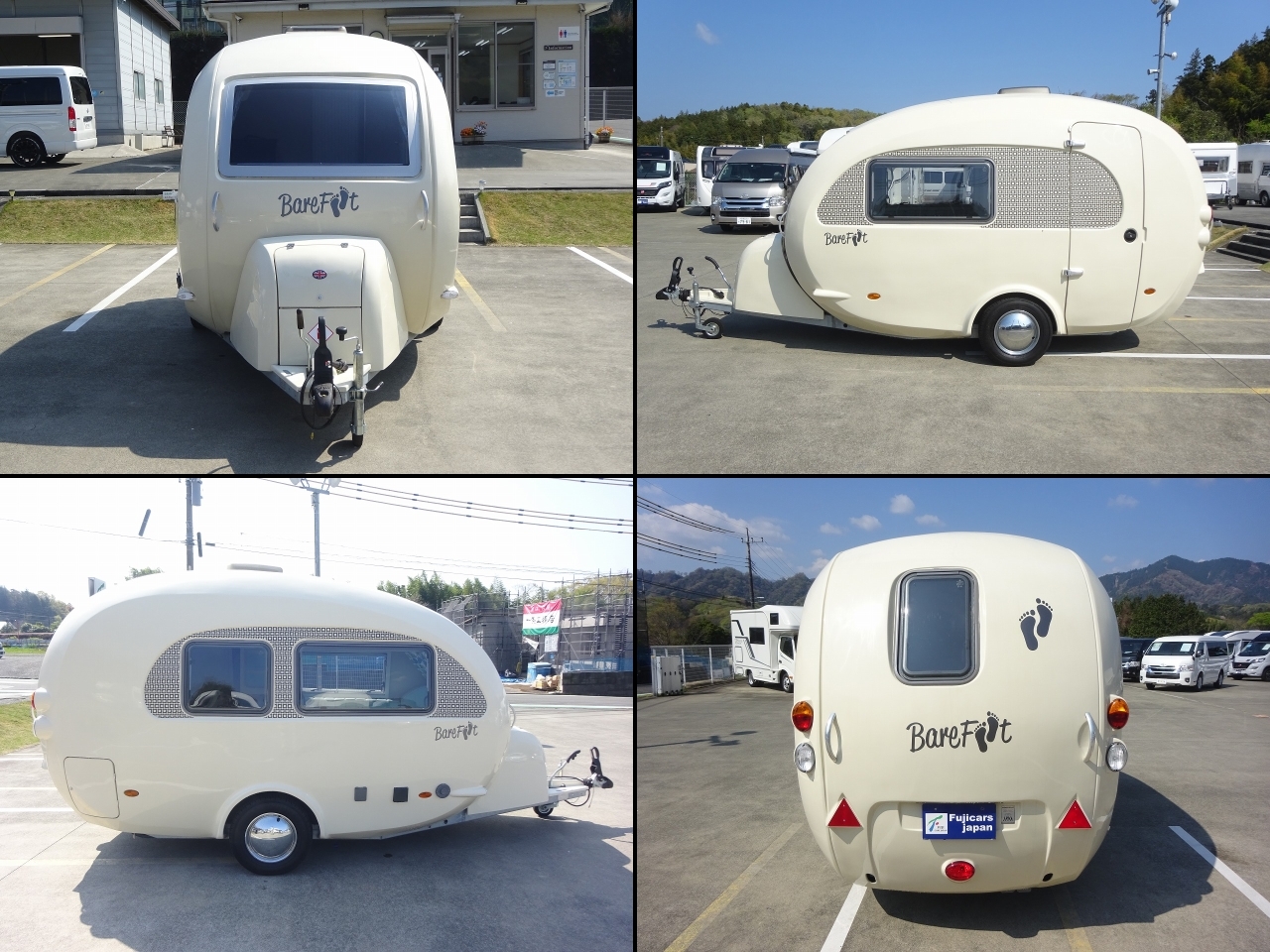 キャンピングカー トレーラー ﾍﾞｱﾌｯﾄ ｷｬﾗﾊﾞﾝ　温水　FF　冷蔵庫