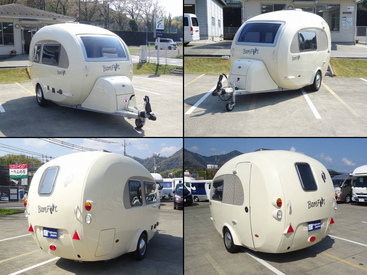 キャンピングカー トレーラー ﾍﾞｱﾌｯﾄ ｷｬﾗﾊﾞﾝ　温水　FF　冷蔵庫