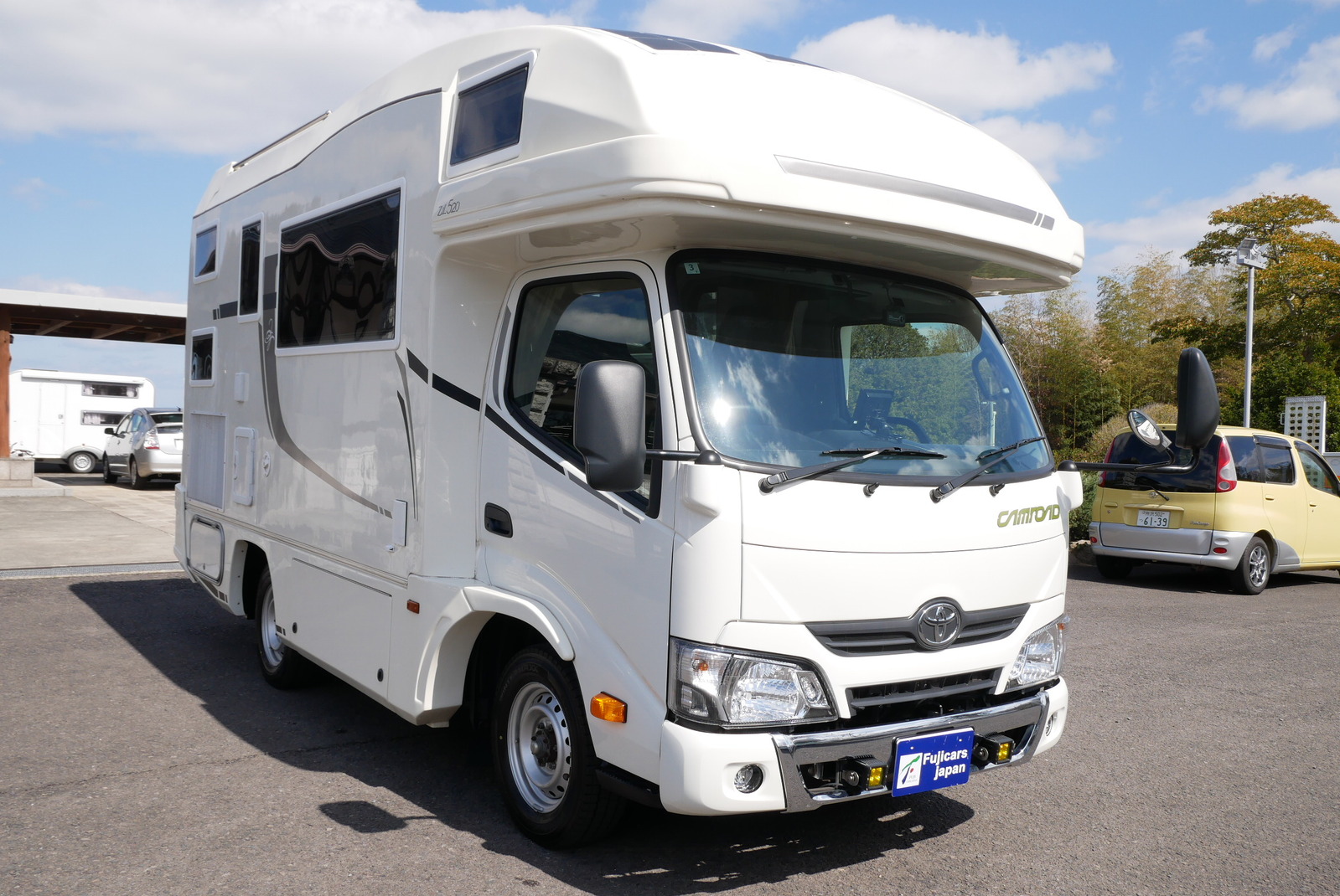 キャンピングカー キャブコン ｶﾑﾛｰﾄﾞﾊﾞﾝﾃｯｸ ｼﾞﾙ520 家ｴｱｺﾝ 4WD