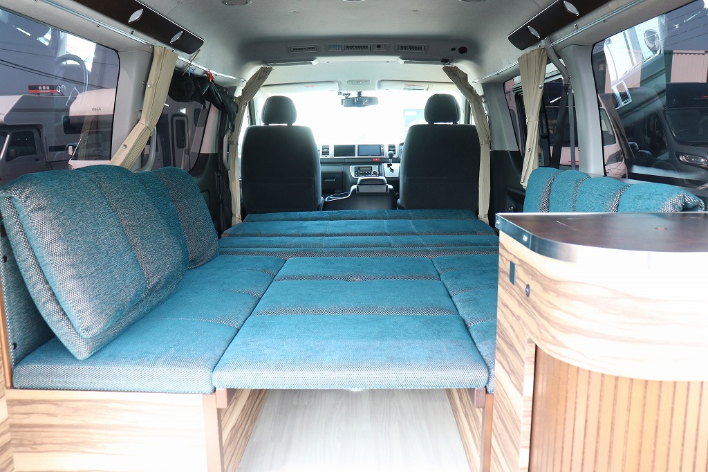 キャンピングカー バンコン ﾊｲｴｰｽ ｹｲﾜｰｸｽ ｵｰﾛﾗDKﾜｺﾞﾝ 4WD