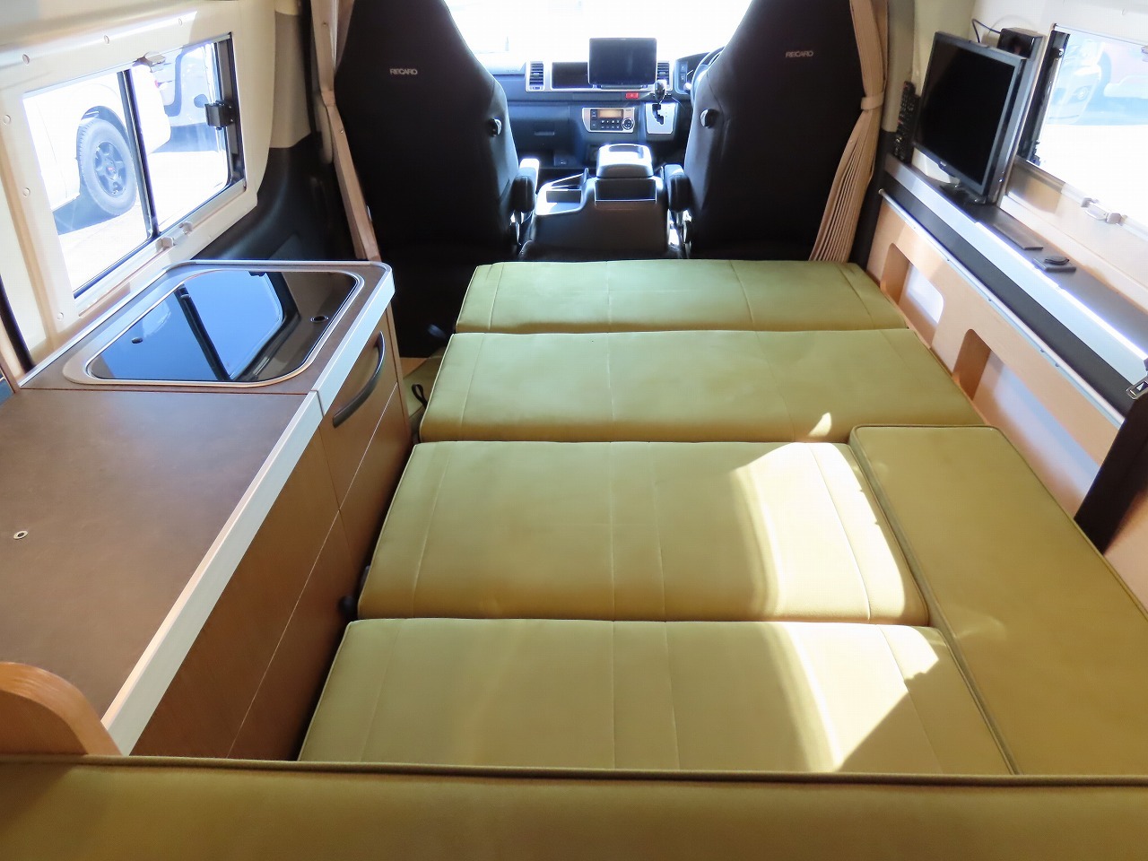 キャンピングカー バンコン ﾊｲｴｰｽ ﾊﾞｰﾃﾞﾝｸﾞﾗﾝﾃﾞ ｶｰｻﾎｰﾑED4WD