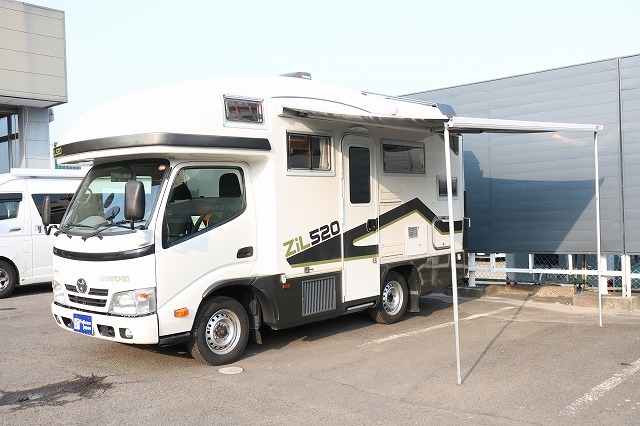 キャンピングカー キャブコン ｶﾑﾛｰﾄﾞ ﾊﾞﾝﾃｯｸｼﾞﾙ520 家庭用ｴｱｺﾝ4WD