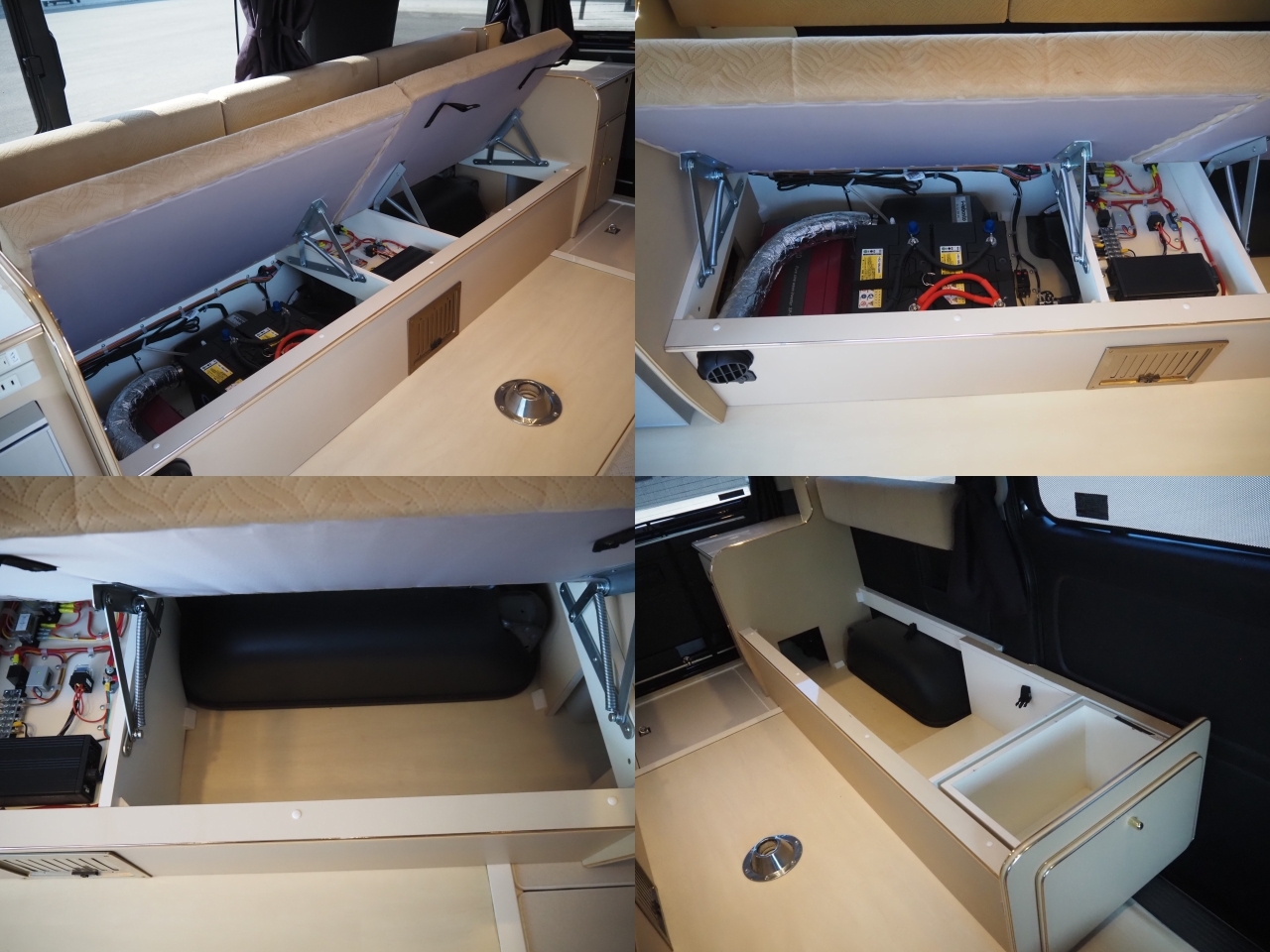 キャンピングカー バンコン ﾊｲｴｰｽ ﾘﾗｯｸｽﾜｺﾞﾝ ｲﾝﾌｨﾆﾃｨ 4WD