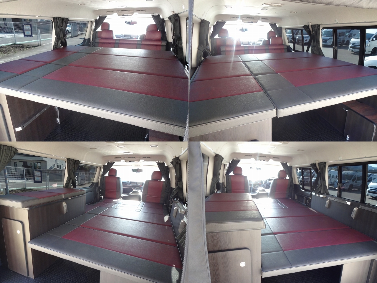 キャンピングカー バンコン ﾊｲｴｰｽ ﾃﾞﾙﾀﾘﾝｸ ﾊﾞｰｼﾞﾙV1 4WD　FF暖