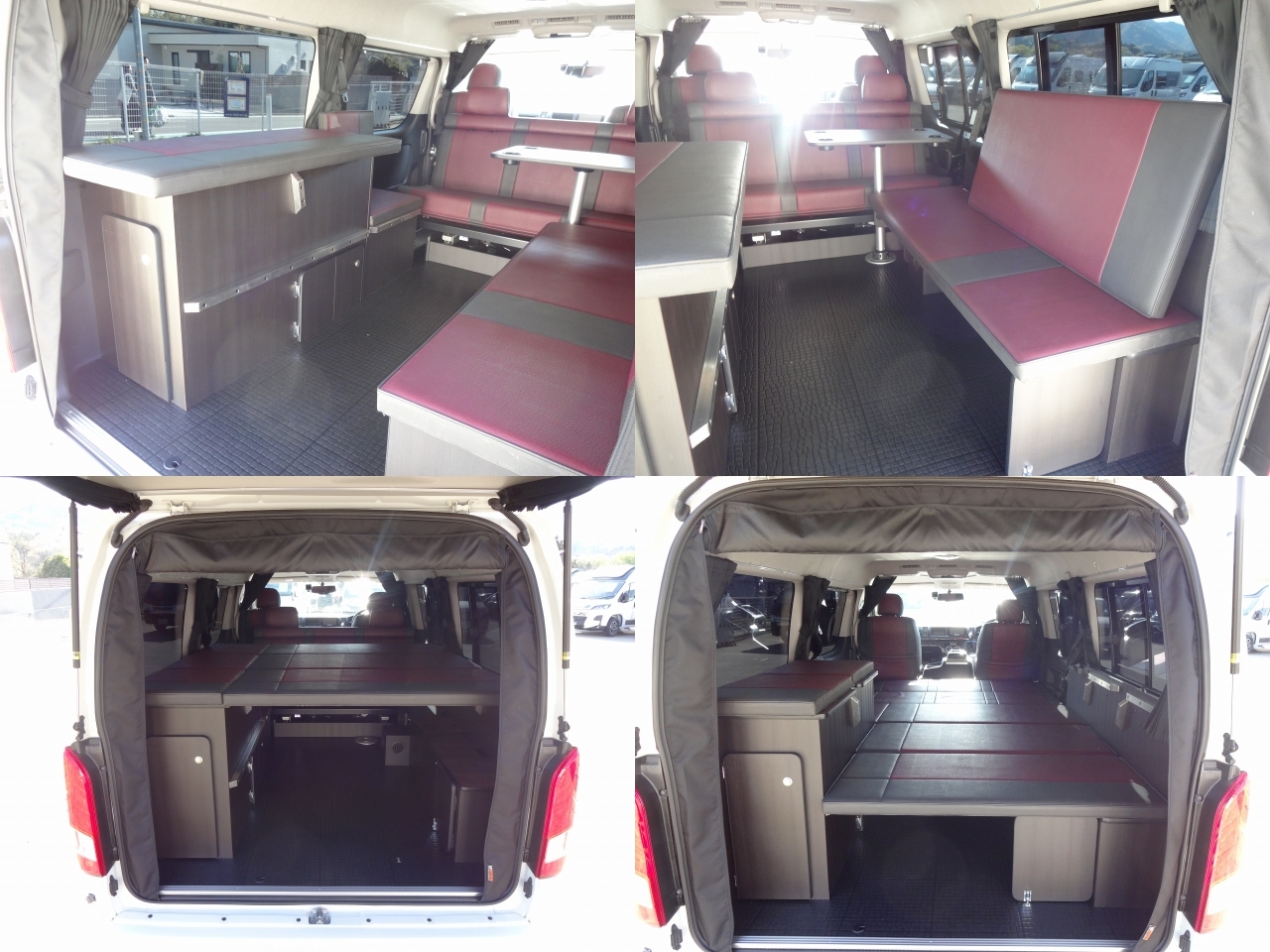 キャンピングカー バンコン ﾊｲｴｰｽ ﾃﾞﾙﾀﾘﾝｸ ﾊﾞｰｼﾞﾙV1 4WD　FF暖