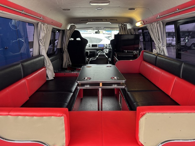 キャンピングカー バンコン ﾊｲｴｰｽ かｰいんてりあ高橋 ﾘﾗｯｸｽﾜｺﾞﾝ