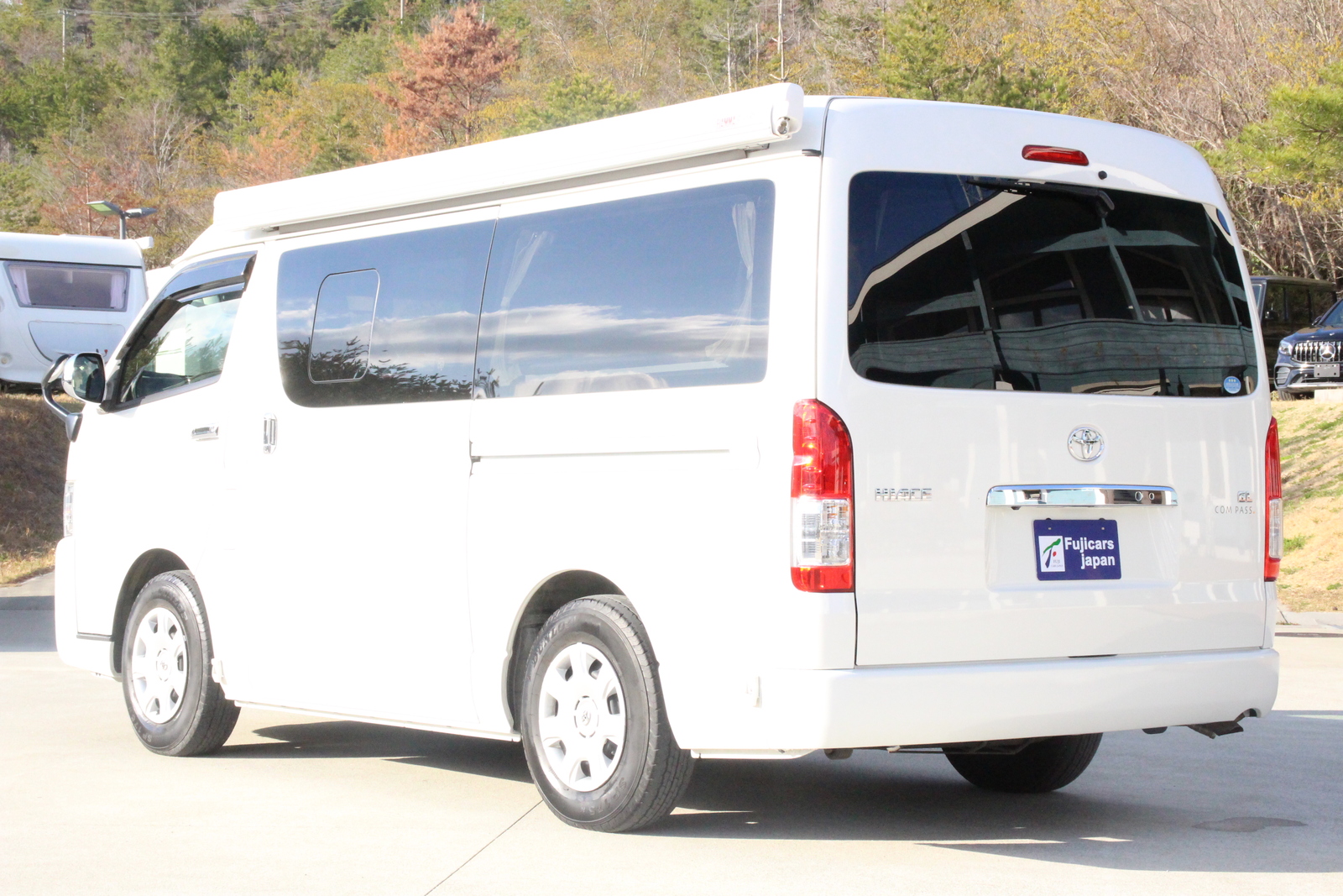 キャンピングカー バンコン ﾊｲｴｰｽ ﾎﾜｲﾄﾊｳｽ ｺﾝﾊﾟｽﾌﾟﾛ FFﾋｰﾀｰ