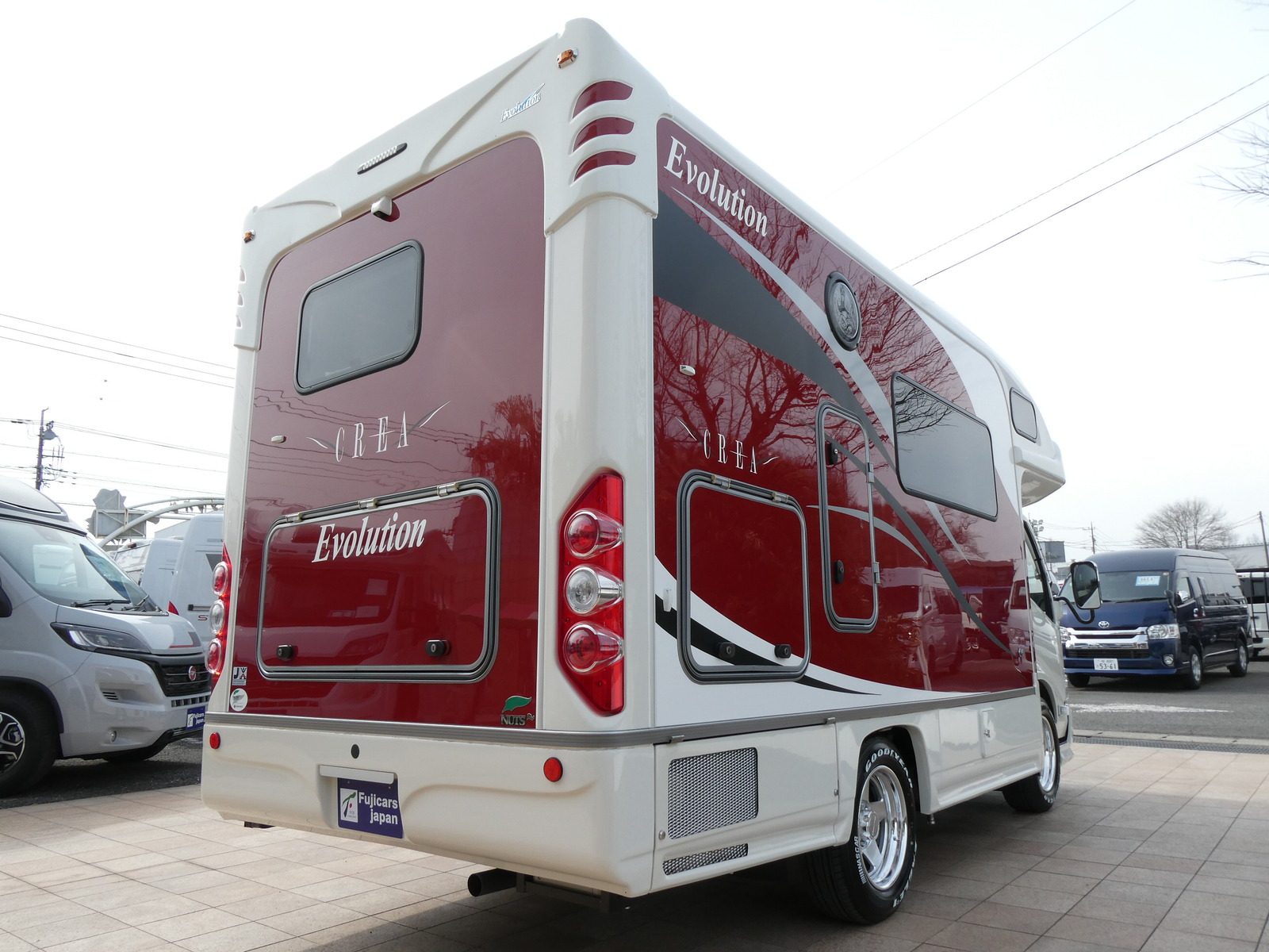 キャンピングカー キャブコン ﾅｯﾂRV　ｸﾚｱ5.3X　ｴﾎﾞﾘｭｰｼｮﾝ　家AC　ﾚｶﾛ