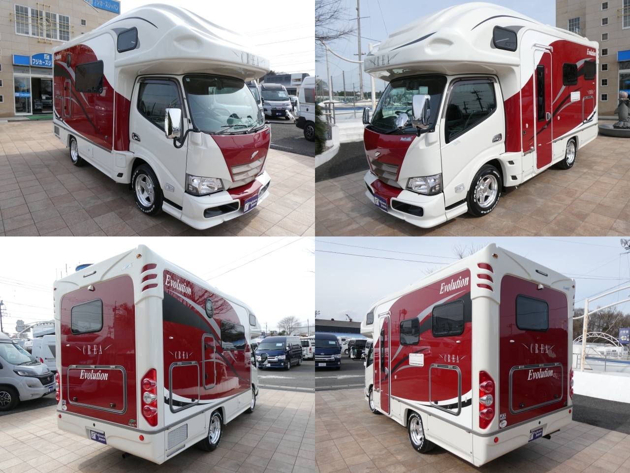 キャンピングカー キャブコン ﾅｯﾂRV　ｸﾚｱ5.3X　ｴﾎﾞﾘｭｰｼｮﾝ　家AC　ﾚｶﾛ