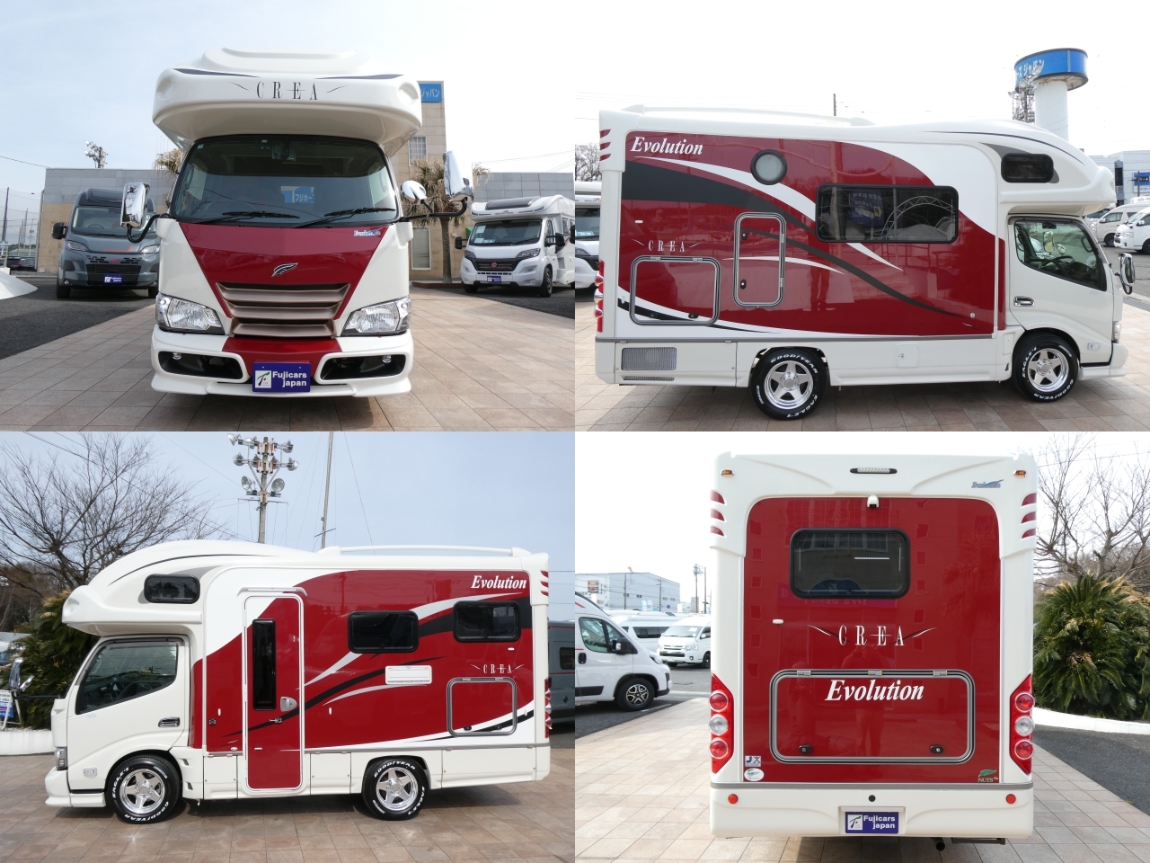 キャンピングカー キャブコン ﾅｯﾂRV　ｸﾚｱ5.3X　ｴﾎﾞﾘｭｰｼｮﾝ　家AC　ﾚｶﾛ