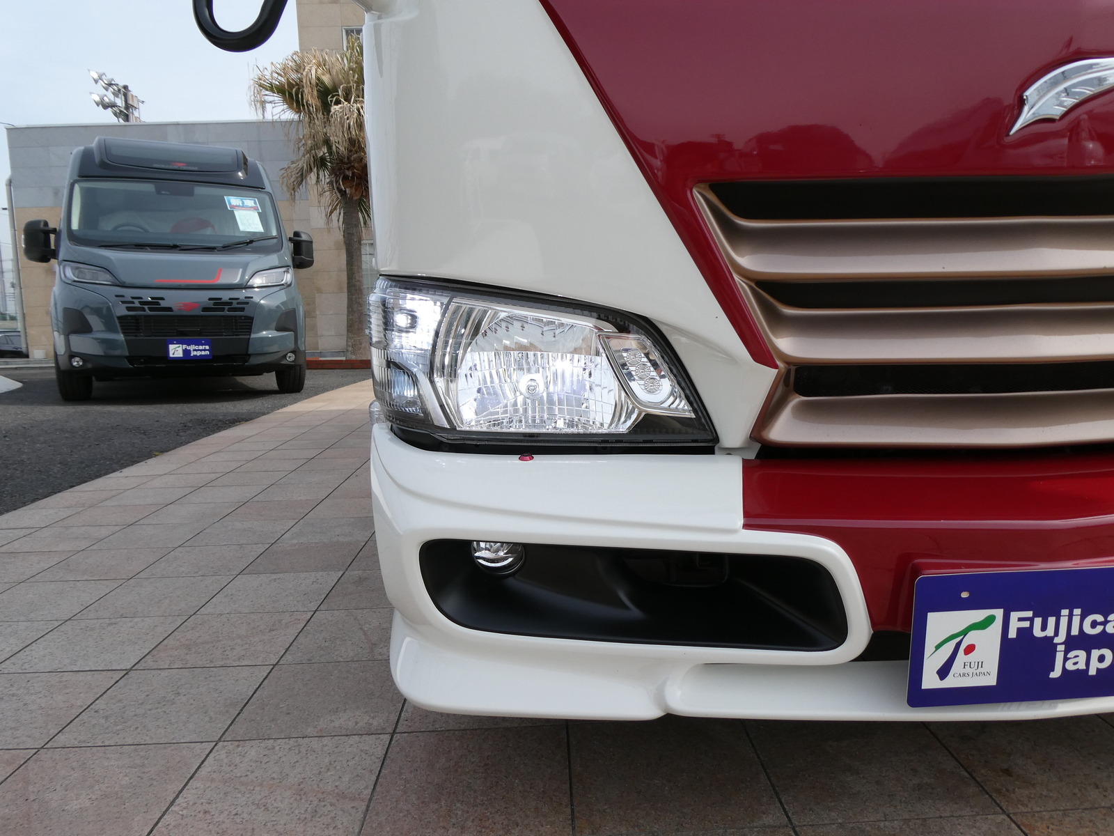 キャンピングカー キャブコン ﾅｯﾂRV　ｸﾚｱ5.3X　ｴﾎﾞﾘｭｰｼｮﾝ　家AC　ﾚｶﾛ