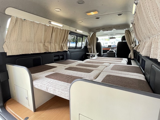 キャンピングカー バンコン ﾊｲｴｰｽ ﾅｯﾂRV ﾄﾗｲｱﾙ ﾀｲﾌﾟA 天吊ﾓﾆﾀｰ