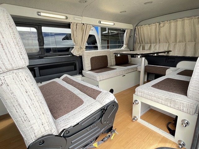 キャンピングカー バンコン ﾊｲｴｰｽ ﾅｯﾂRV ﾄﾗｲｱﾙ ﾀｲﾌﾟA 天吊ﾓﾆﾀｰ