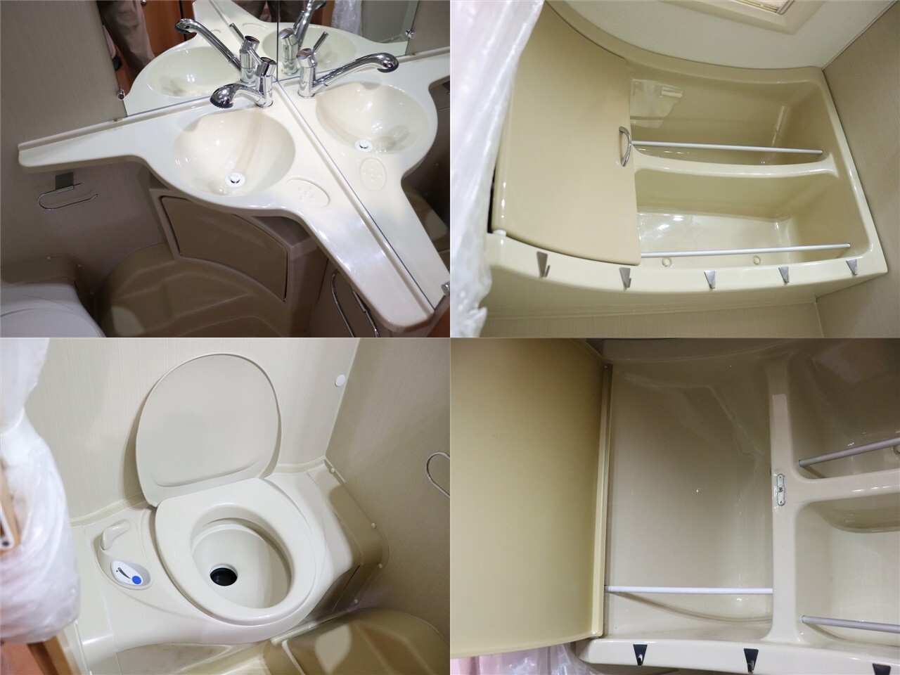 キャンピングカー トレーラー ﾄﾘｶﾞﾉ ｴﾒﾛｰﾄﾞ376　FF　窓用AC　牽引免許不要