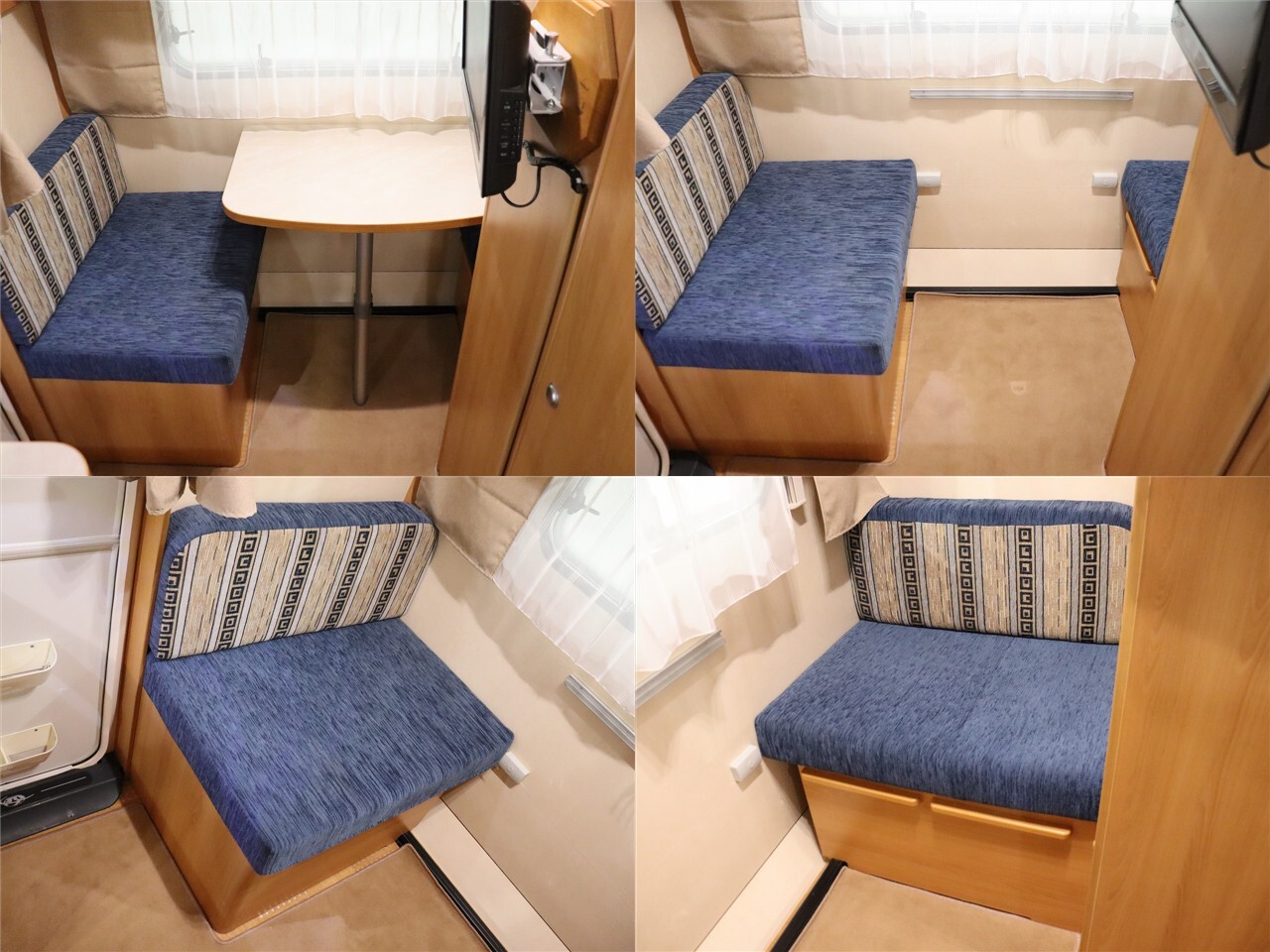 キャンピングカー トレーラー ﾄﾘｶﾞﾉ ｴﾒﾛｰﾄﾞ376　FF　窓用AC　牽引免許不要