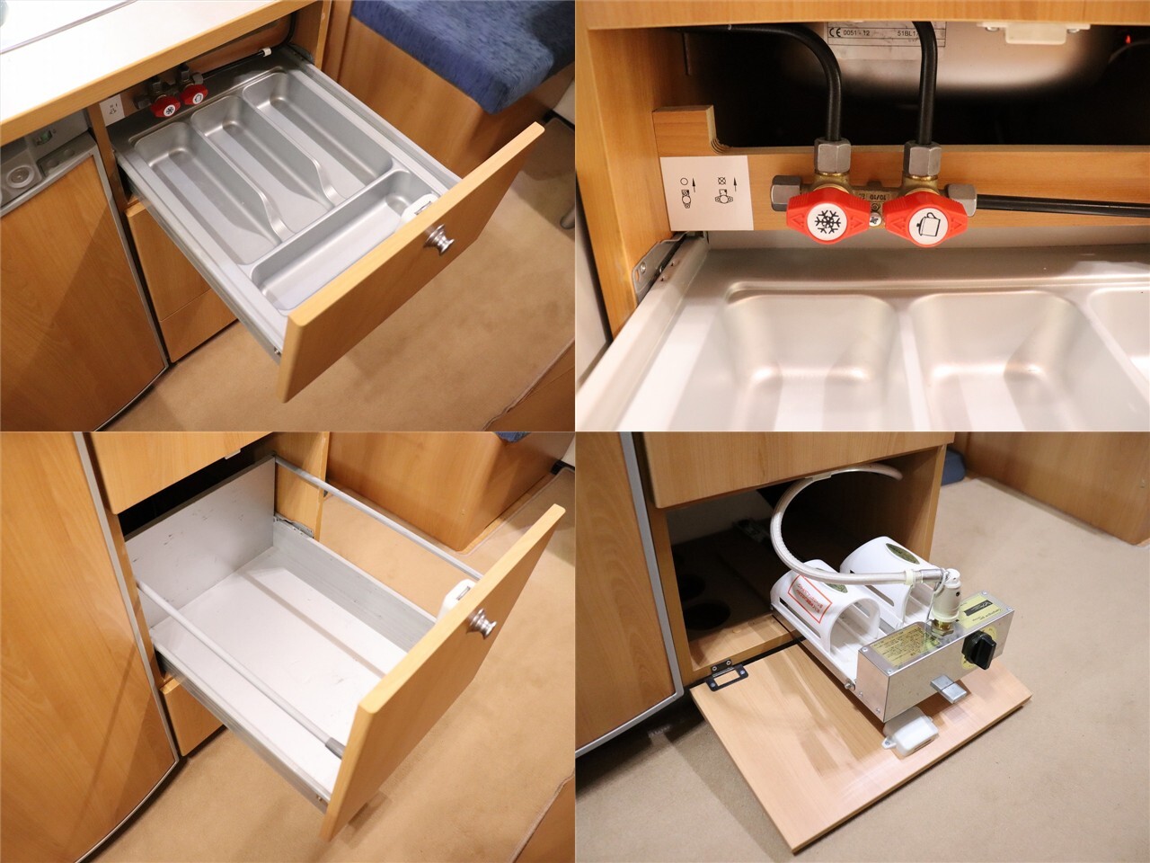 キャンピングカー トレーラー ﾄﾘｶﾞﾉ ｴﾒﾛｰﾄﾞ376　FF　窓用AC　牽引免許不要