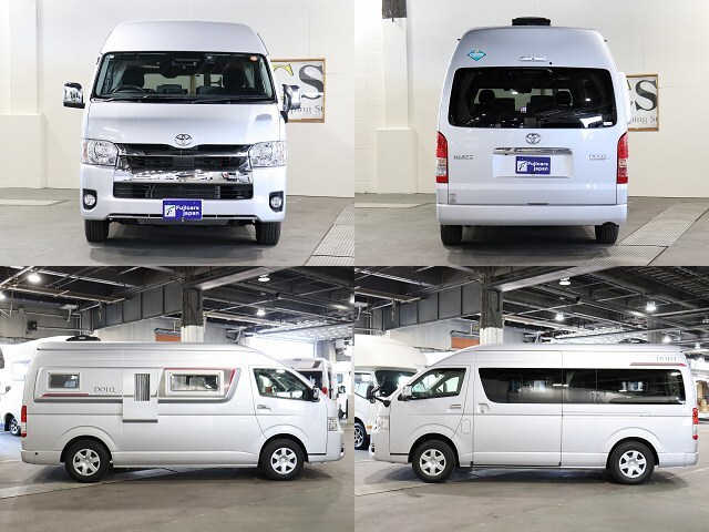 キャンピングカー バンコン ﾊｲｴｰｽ ｺﾝﾊﾟｽﾄﾞﾙｸP-COOL 4WD　FF