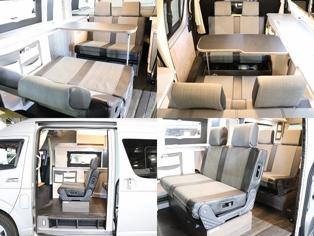 キャンピングカー バンコン ﾊｲｴｰｽ ｺﾝﾊﾟｽﾄﾞﾙｸP-COOL 4WD　FF