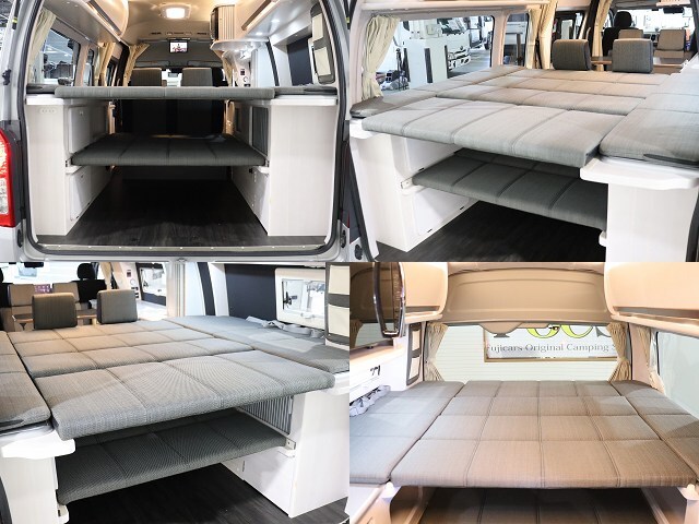 キャンピングカー バンコン ﾊｲｴｰｽ ｺﾝﾊﾟｽﾄﾞﾙｸP-COOL 4WD　FF