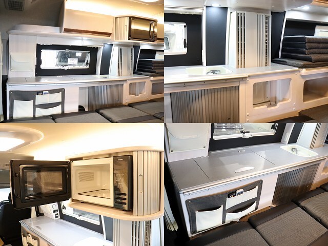 キャンピングカー バンコン ﾊｲｴｰｽ ｺﾝﾊﾟｽﾄﾞﾙｸP-COOL 4WD　FF