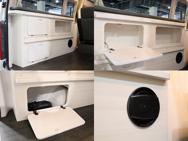 キャンピングカー バンコン ﾊｲｴｰｽ ｺﾝﾊﾟｽﾄﾞﾙｸP-COOL 4WD　FF