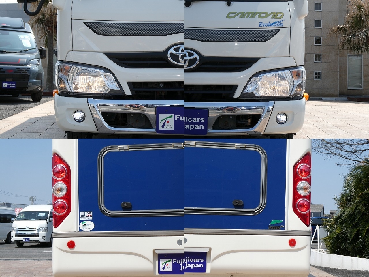 キャンピングカー キャブコン ﾅｯﾂRV　ｸﾚｱ　5.3X　ｴﾎﾞﾘｭｰｼｮﾝ　家AC　FF