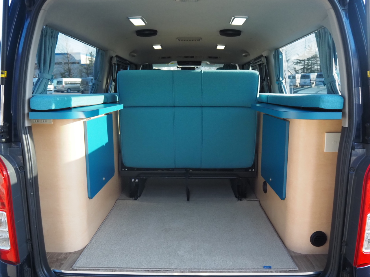 キャンピングカー バンコン ﾊｲｴｰｽ ｱﾙﾌﾚｯｸｽ ｼｰｽﾞﾈｸｽ　FFﾋｰﾀｰ