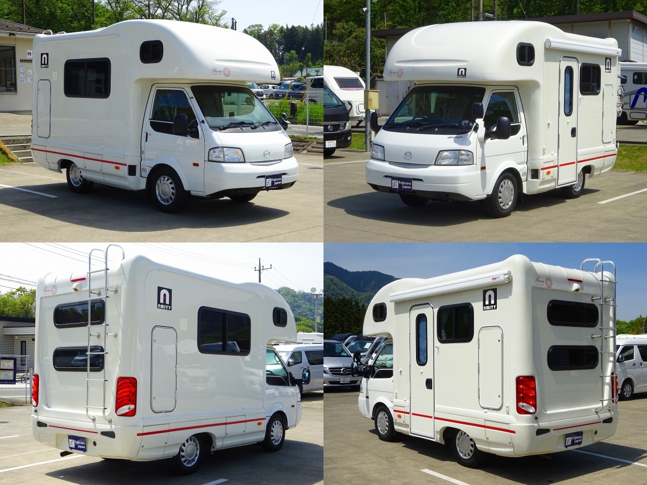 キャンピングカー キャブコン ﾎﾞﾝｺﾞ AtoZ ｱﾐﾃｨﾌｨｵｰﾚ 4WD　FF暖房