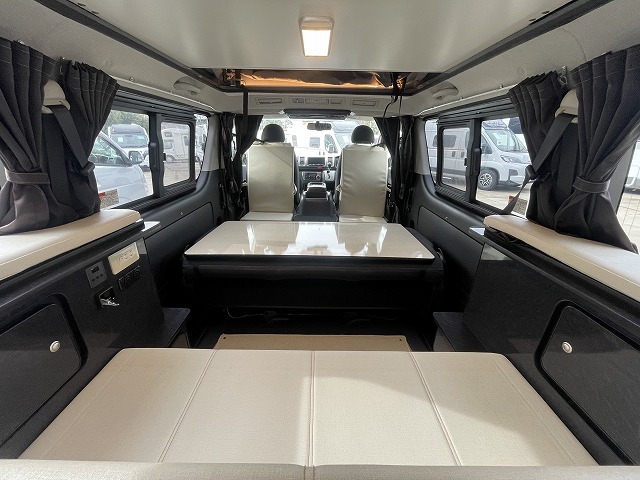 キャンピングカー バンコン ﾊｲｴｰｽ FOCS ｴｽﾊﾟｼｵ+UP 4WD