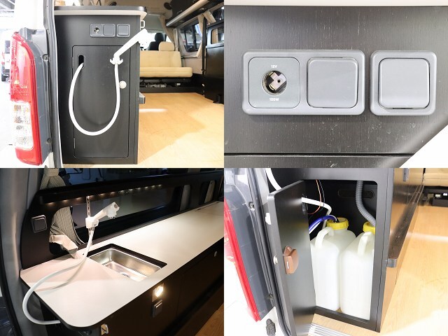 キャンピングカー バンコン ﾊｲｴｰｽ ﾄｲﾌｧｸﾄﾘｰ ﾄｲｽﾞﾎﾞｯｸｽ4WD　FF