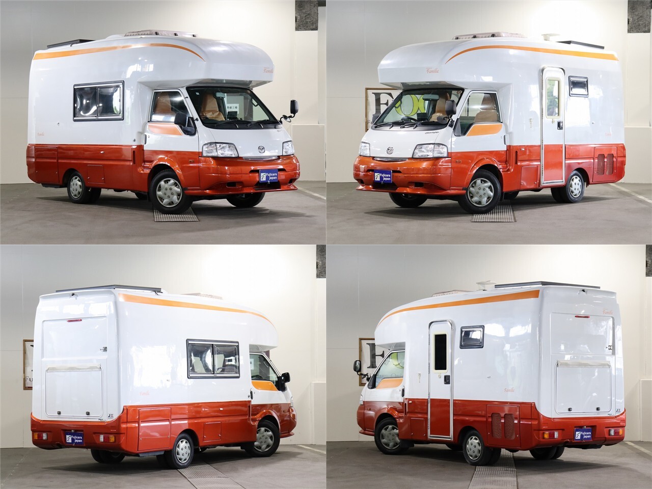 キャンピングカー キャブコン ﾎﾞﾝｺﾞ ﾛｰﾀｽRV ﾏﾝﾎﾞｳﾌｧﾐｰﾕ 4WD　AC