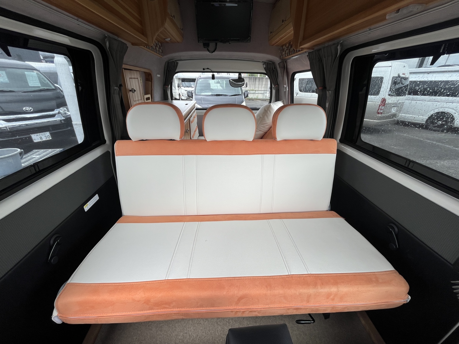 キャンピングカー バンコン ﾀｺｽ ﾊﾅ 1ｵｰﾅｰ 木目風ｽﾃｯｶｰ FFﾋｰﾀｰ