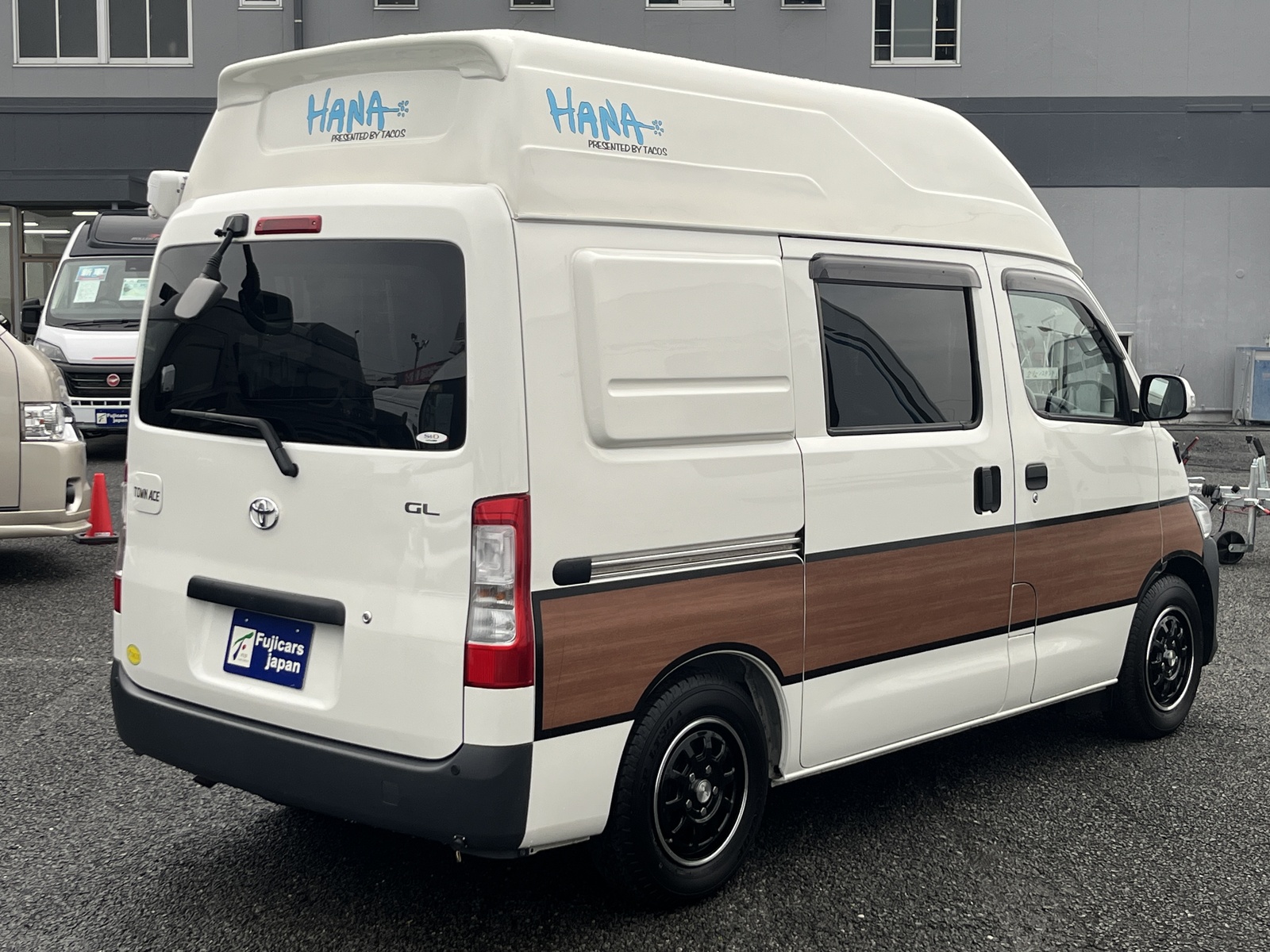 キャンピングカー バンコン ﾀｺｽ ﾊﾅ 1ｵｰﾅｰ 木目風ｽﾃｯｶｰ FFﾋｰﾀｰ