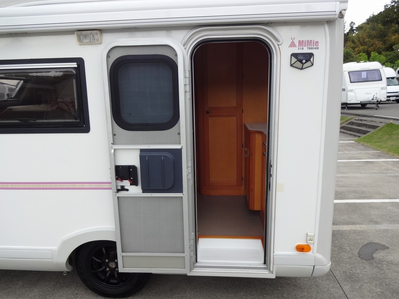 キャンピングカー トレーラー ﾀｺｽ ﾐﾐｰ310　家AC　FF　けん引免許不要