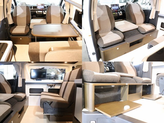 キャンピングカー バンコン ﾊｲｴｰｽ ﾄｲﾌｧｸﾄﾘｰｱﾙｺｰﾊﾞｸﾞﾗﾝﾃﾞ 4WD