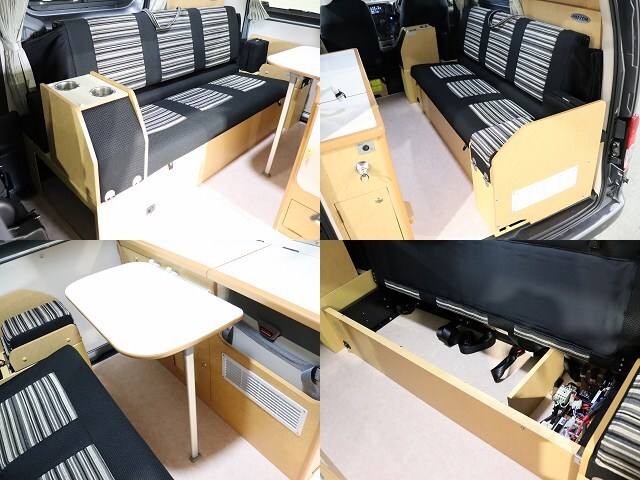 キャンピングカー バンコン NV200ﾊﾞﾈｯﾄ ﾎﾟｯﾌﾟｺﾝeE FFﾋｰﾀｰ4WD