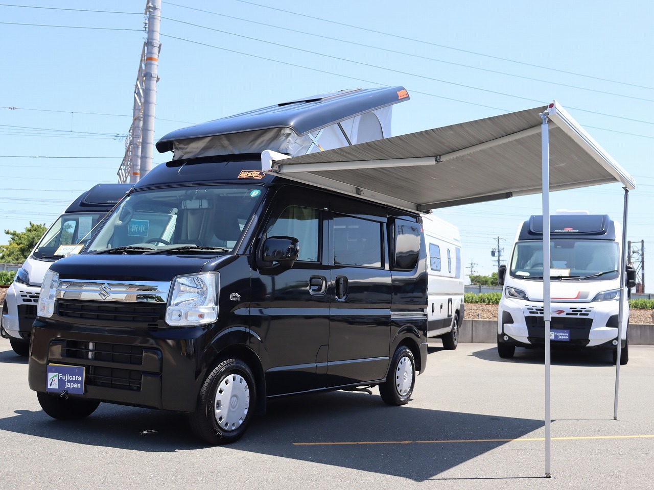 キャンピングカー 軽キャンパー ｴﾌﾞﾘｲ ｵｰﾄﾜﾝ 給電くん 4WD