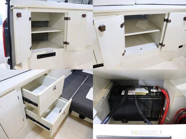 キャンピングカー バンコン ﾊｲｴｰｽ ﾅｯﾂRV ﾘｰｸⅡ 4WD　FF