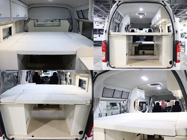 キャンピングカー バンコン ﾊｲｴｰｽ ﾅｯﾂRV ﾘｰｸⅡ 4WD　FF