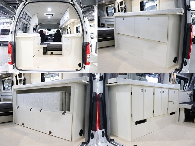 キャンピングカー バンコン ﾊｲｴｰｽ ﾅｯﾂRV ﾘｰｸⅡ 4WD　FF