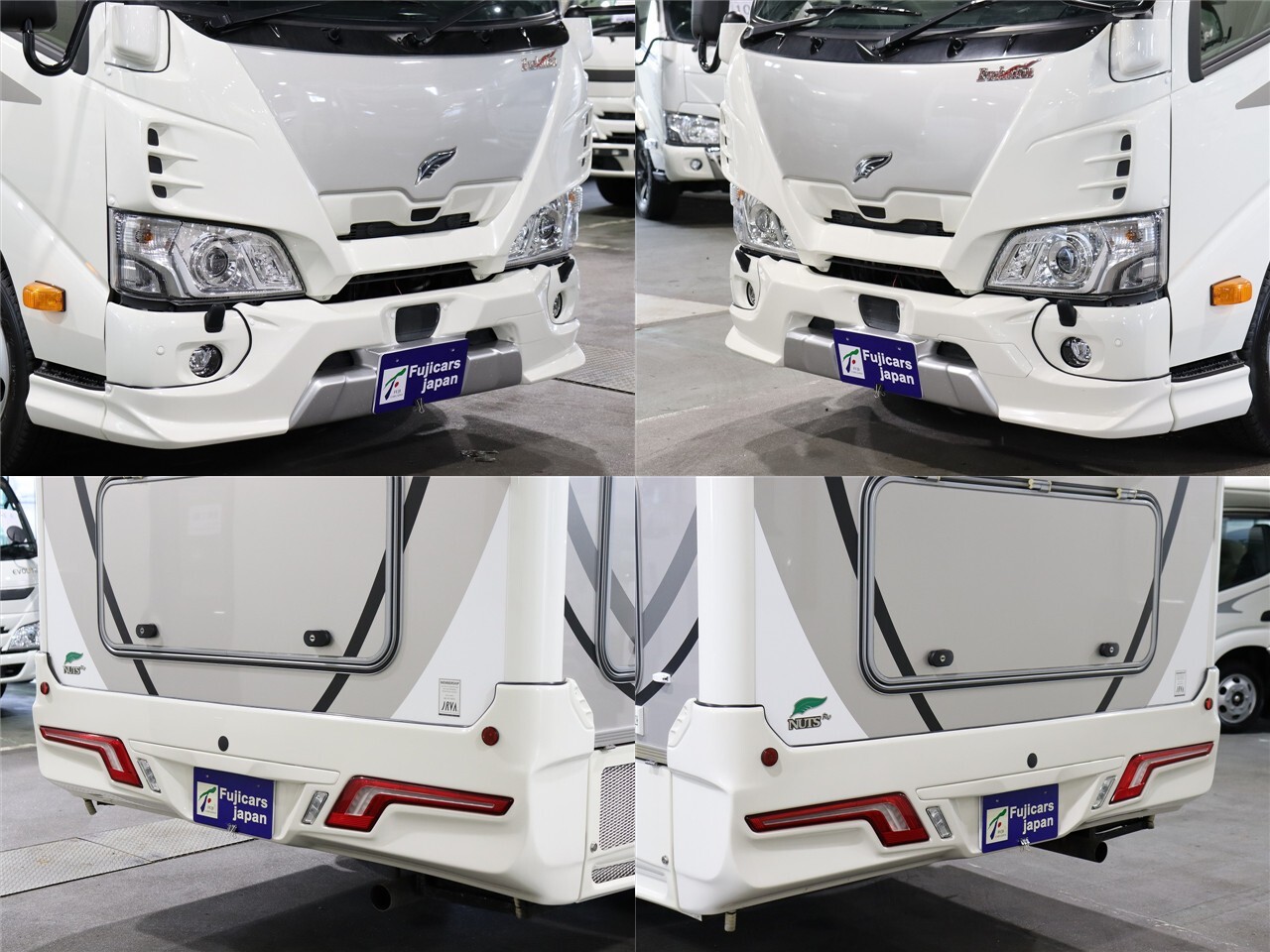 キャンピングカー キャブコン ｶﾑﾛｰﾄﾞ ﾅｯﾂ ｸﾚｱ5.3Xﾊｲﾊﾟｰｴﾎﾞ 4WD