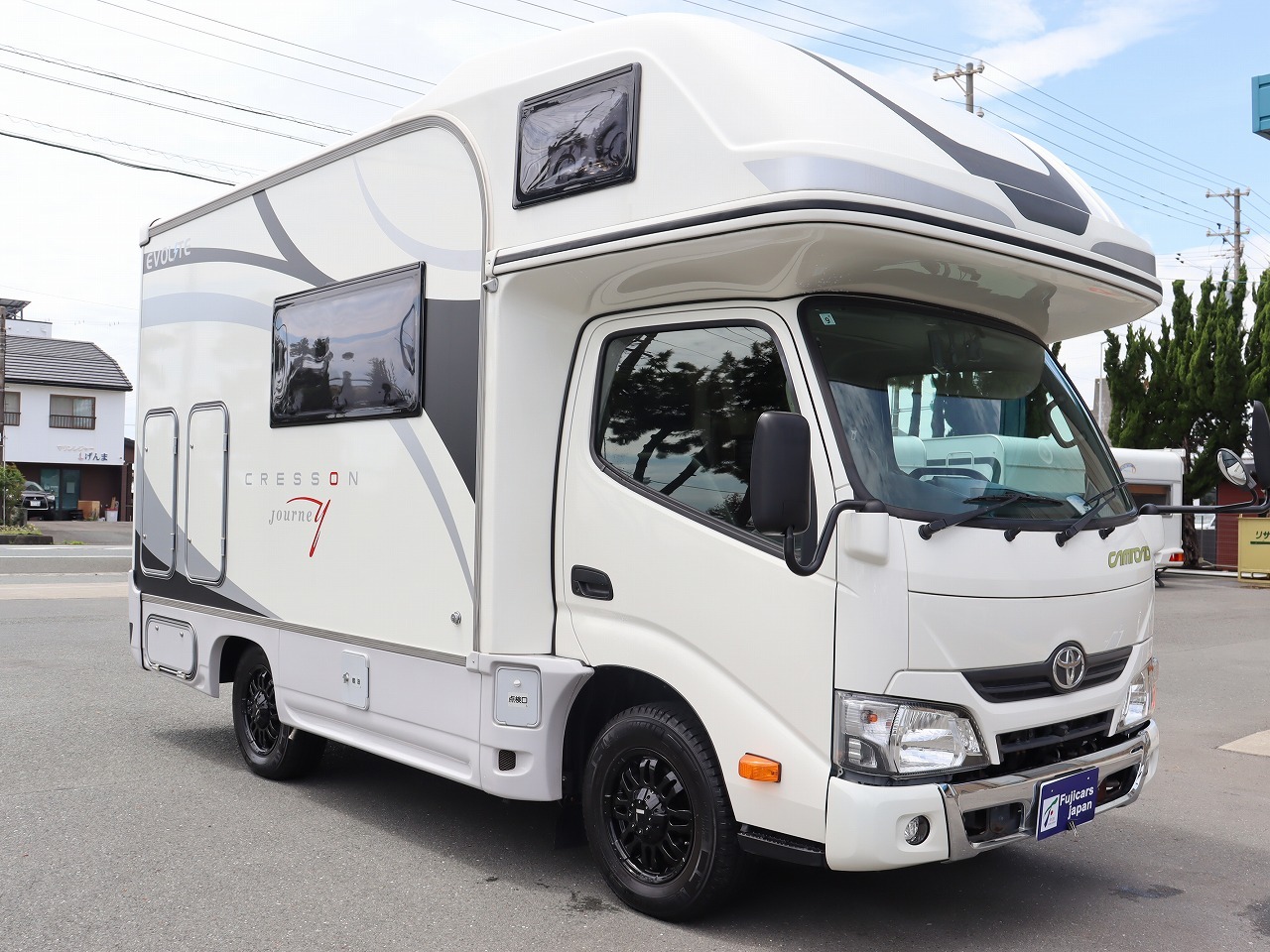 キャンピングカー キャブコン ｶﾑﾛｰﾄﾞﾅｯﾂRV ｸﾚｿﾝｼﾞｬｰﾆｰWｴﾎﾞﾗｲﾄ