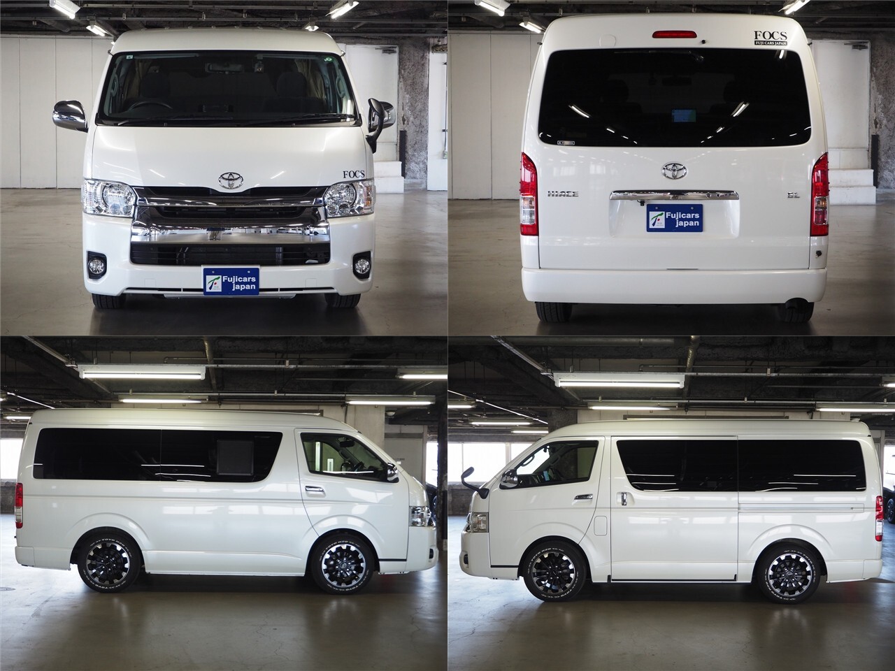 キャンピングカー バンコン ﾊｲｴｰｽ FOCS DSﾌﾟﾚﾐｱﾑ 4WD　FF