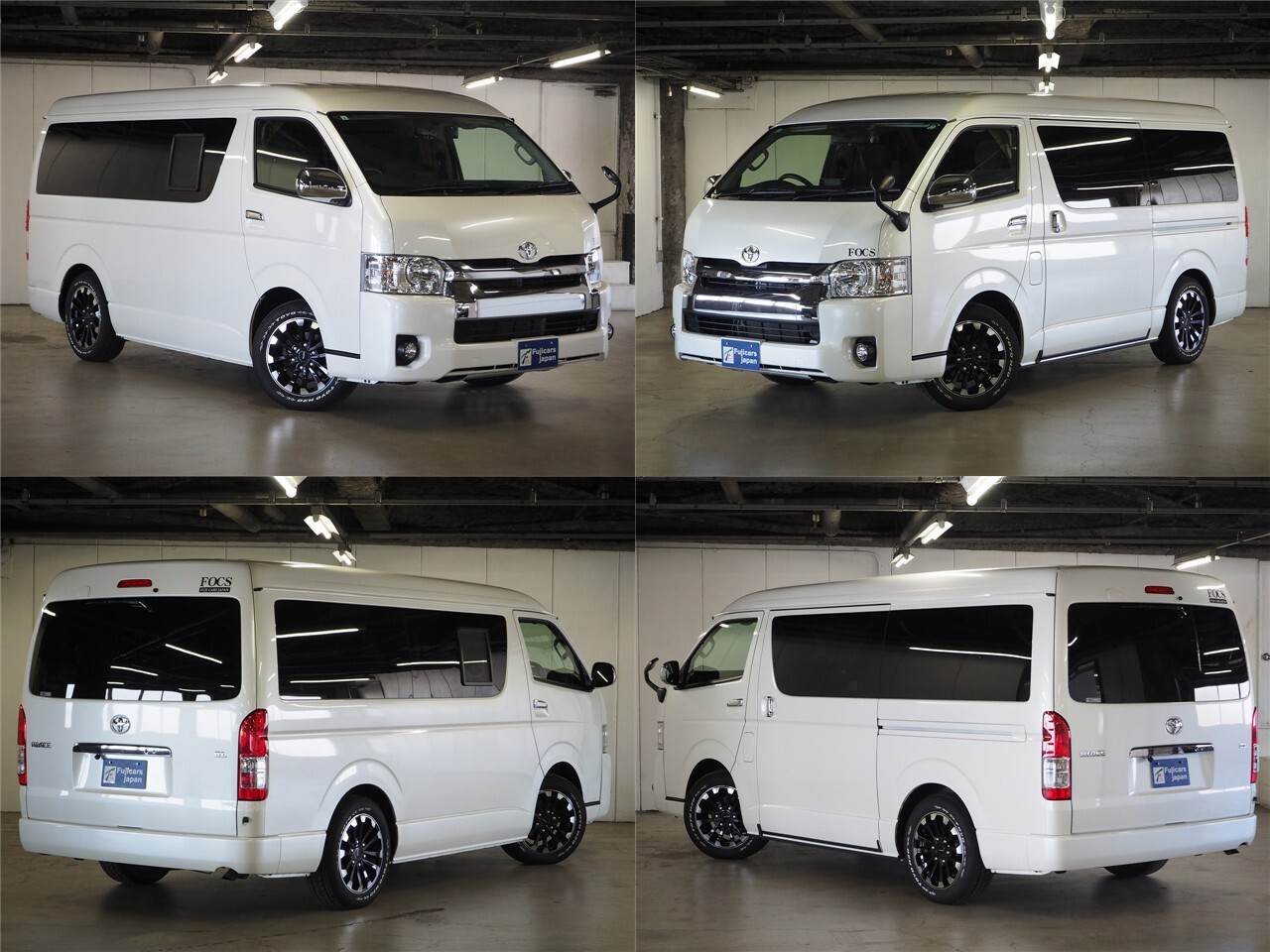 キャンピングカー バンコン ﾊｲｴｰｽ FOCS DSﾌﾟﾚﾐｱﾑ 4WD　FF